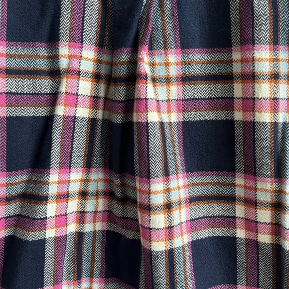 Vineyard Vines Ladies Relaxed Fit Navy and Pink Flannel Size 18 - Picture 7 of 7